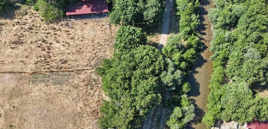 Küçükkuyu Mıhlı Çayı Kenarında Satılık 6685 m² Çiftlik | Yapı Kayıt Belgeli & Bungalova Uygun