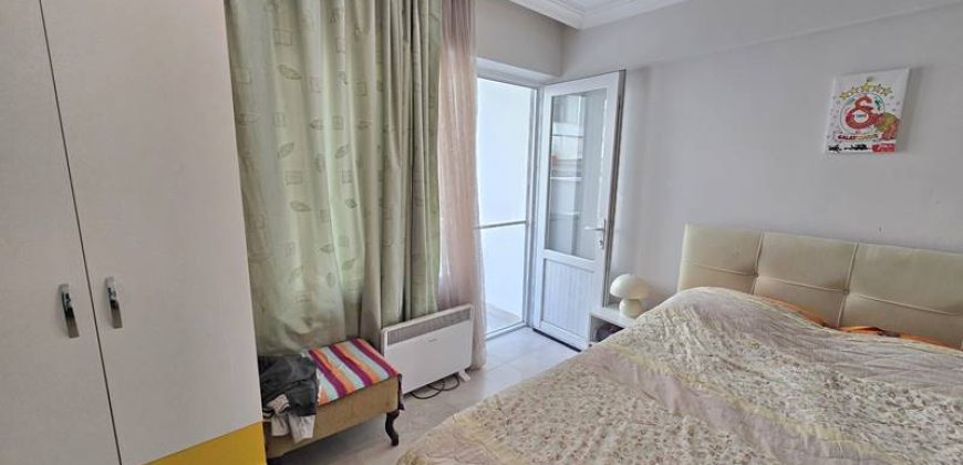 Altınoluk Sahilde Satılık Eşyalı 1+1 | Denize 75 metre | Anayolun Deniz Tarafında